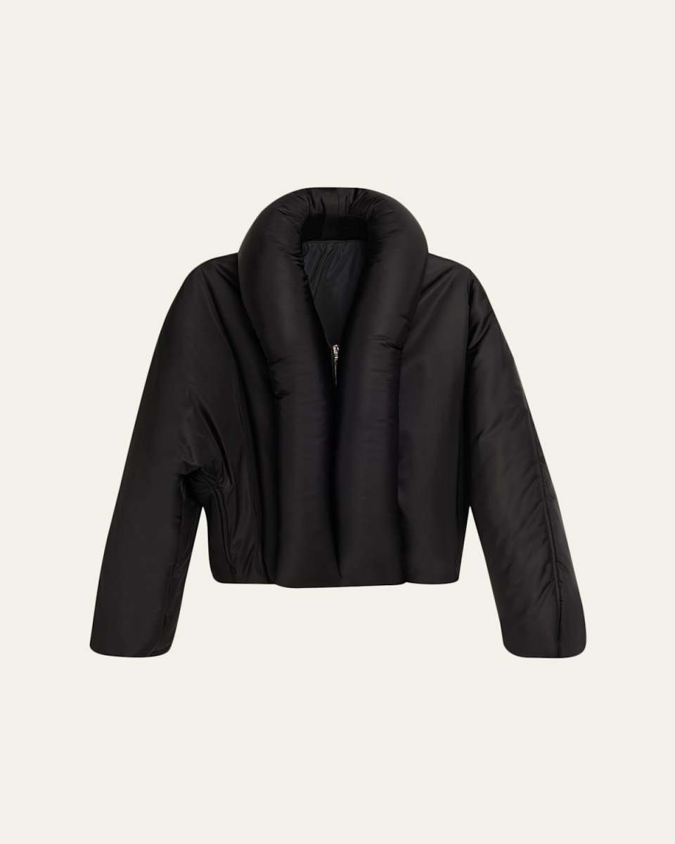 Taffeta Padded Bomber Jacket